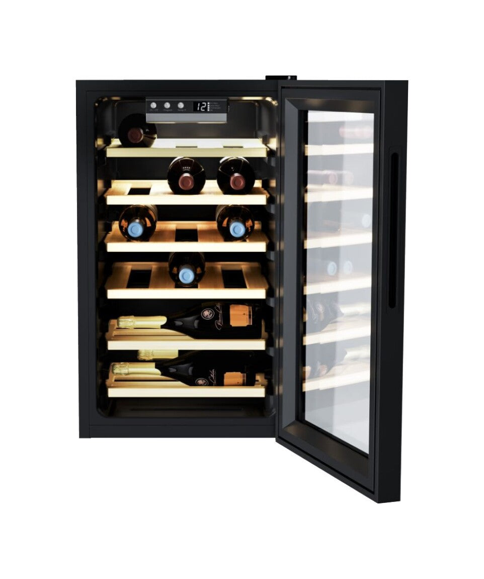 Cantinetta Vini Candy CWCEL 210/NF 21 Bottiglie Libera Installazione Colore Nero Classe G