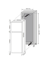 Frigorifero da Incasso Candy CTM516EW Doppia Porta Statico Classe F Altezza 157,5