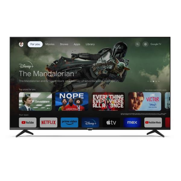 TV Sharp 55GL4260E 55" UHD LED 4K Frameless Smart Google TV