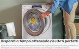Lavatrice Candy RP496BWMR9/1-S 9 Kg Classe A-30% Profondità 54 cm 1400 giri Inverter Funzione Vapore Wi-Fi