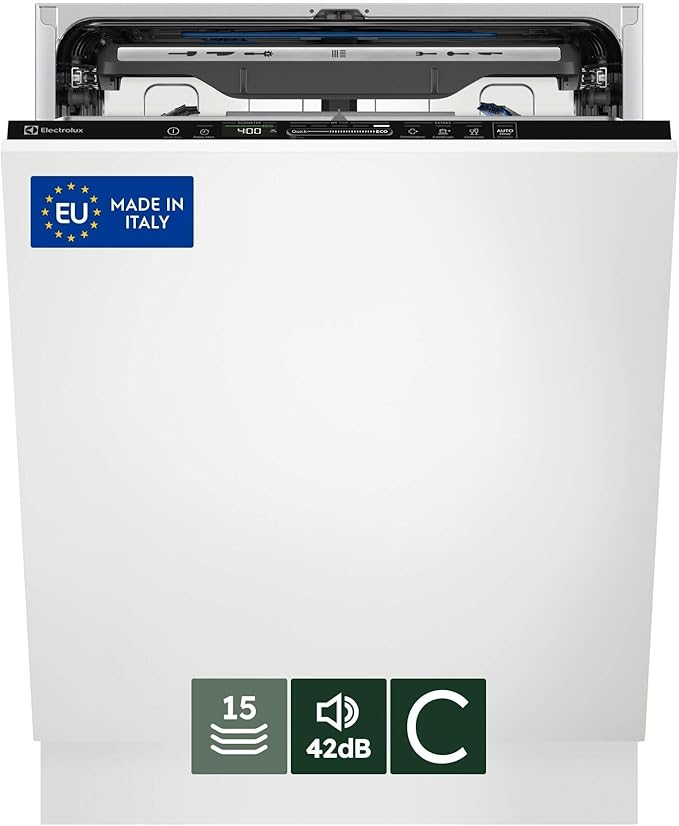 Lavastoviglie Electrolux EES69400L a scomparsa totale 15 coperti Classe C Serie 600 SatelliteClean®
