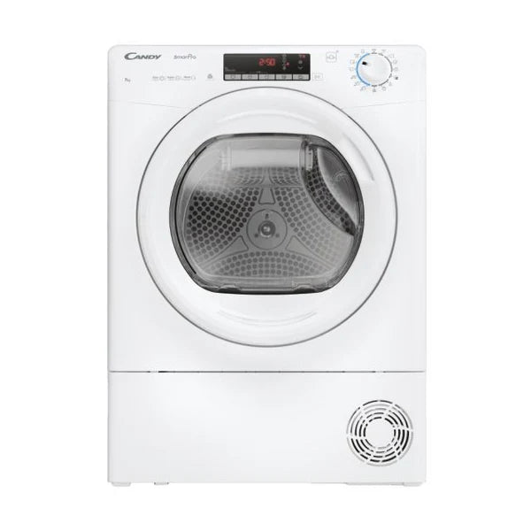 Asciugatrice Candy CRO4H7A2TE-S Smart Pro Slim 7 Kg Classe E Bianco Controllo remoto avanzato e contenuti extra in App (Wi-Fi + BLE), L x P x A (mm) 596x480x850