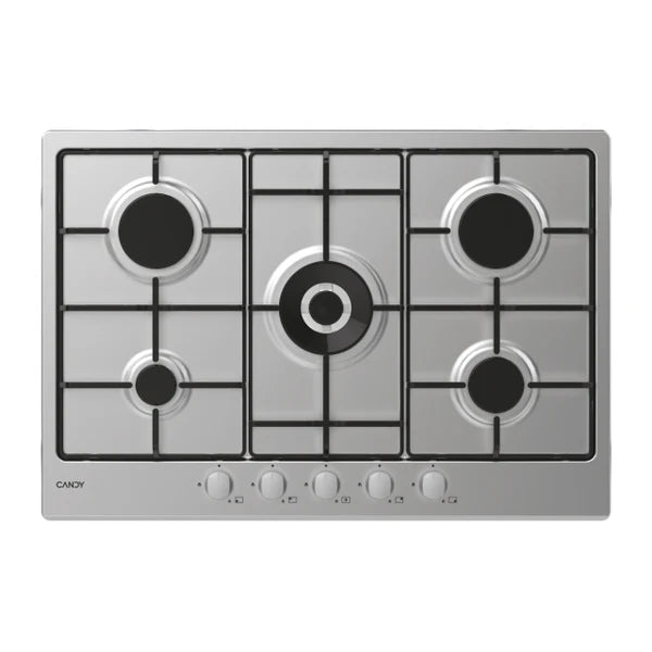Piano cottura Candy CHW74WX Idea 5 Fuochi Gas Inox 75 cm