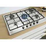 Piano cottura Candy CHW74WX Idea 5 Fuochi Gas Inox 75 cm