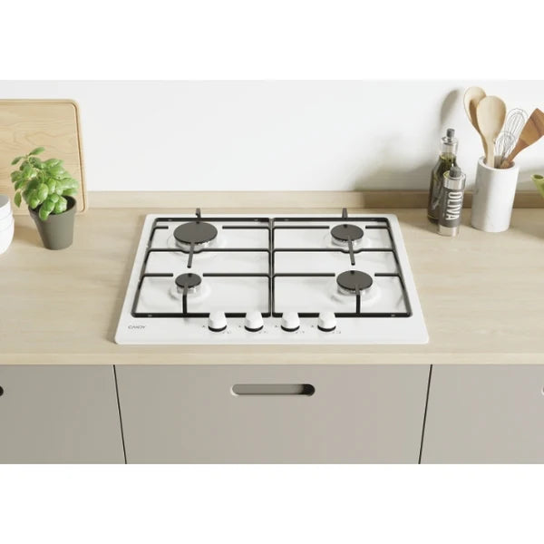 Piano cottura Gas Idea CHW6BRWW 4 zone Bianco