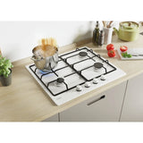 Piano cottura Gas Idea CHW6BRWW 4 zone Bianco