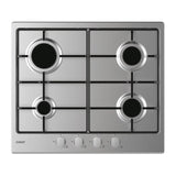 Piano Cottura A Gas Candy CDOY6GRX 4 fuochi Acciaio Inox