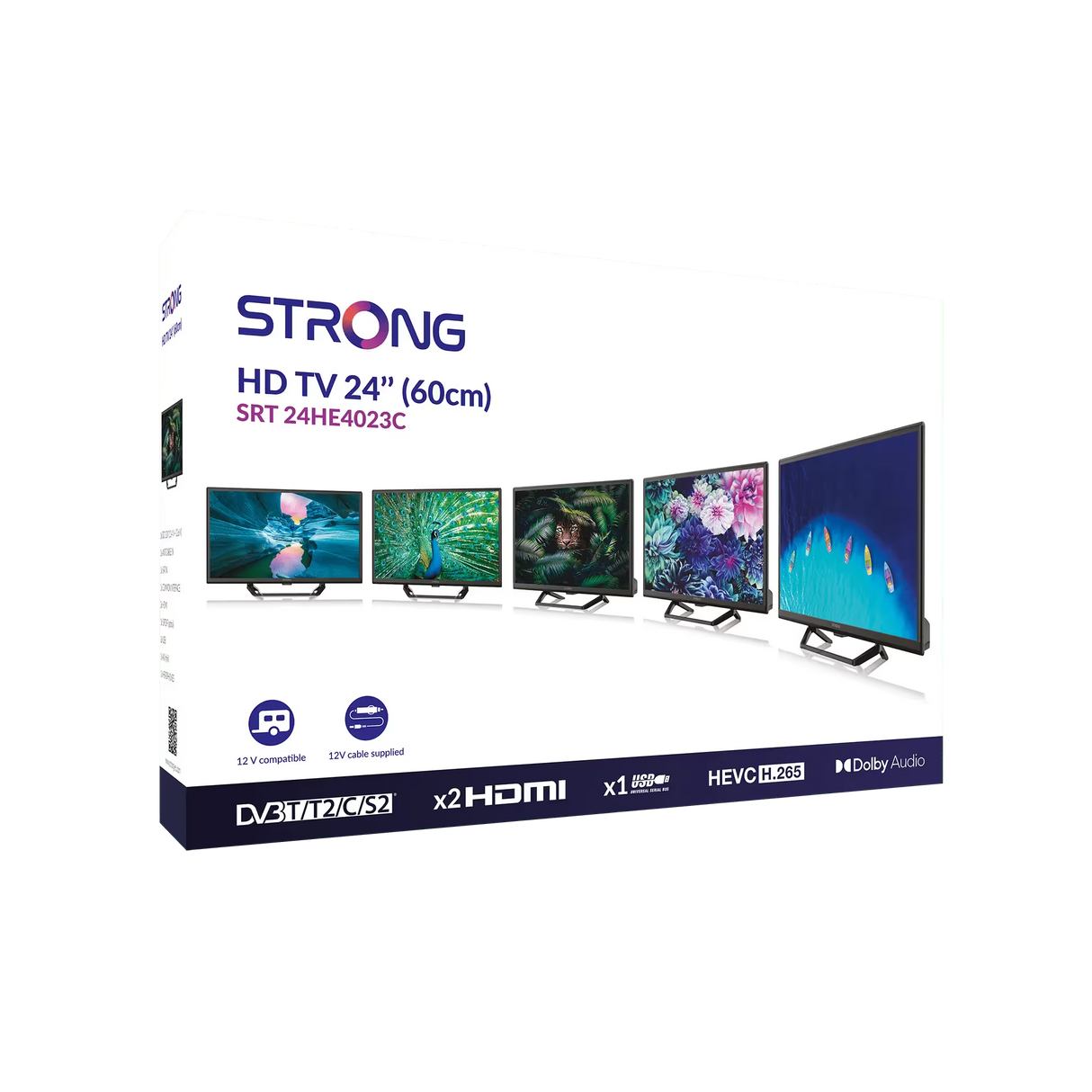 TV Strong SRT24HE4023C 24" HD Ready T2/S2/C ST CEN 220/12V