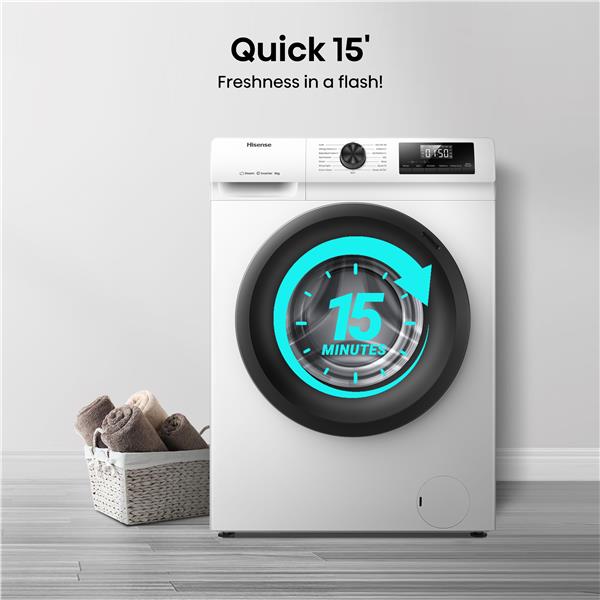 Lavatrice Hisense WF1Q8041BW Carica Frontale 8kg Classe A 1400Giri