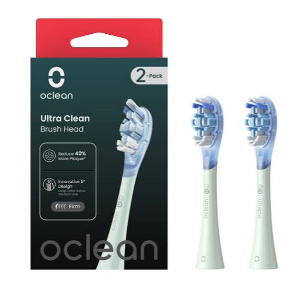 Testine Spazzilino Oclean ULTRA CLEAN-2 PACK GREEN Verdi