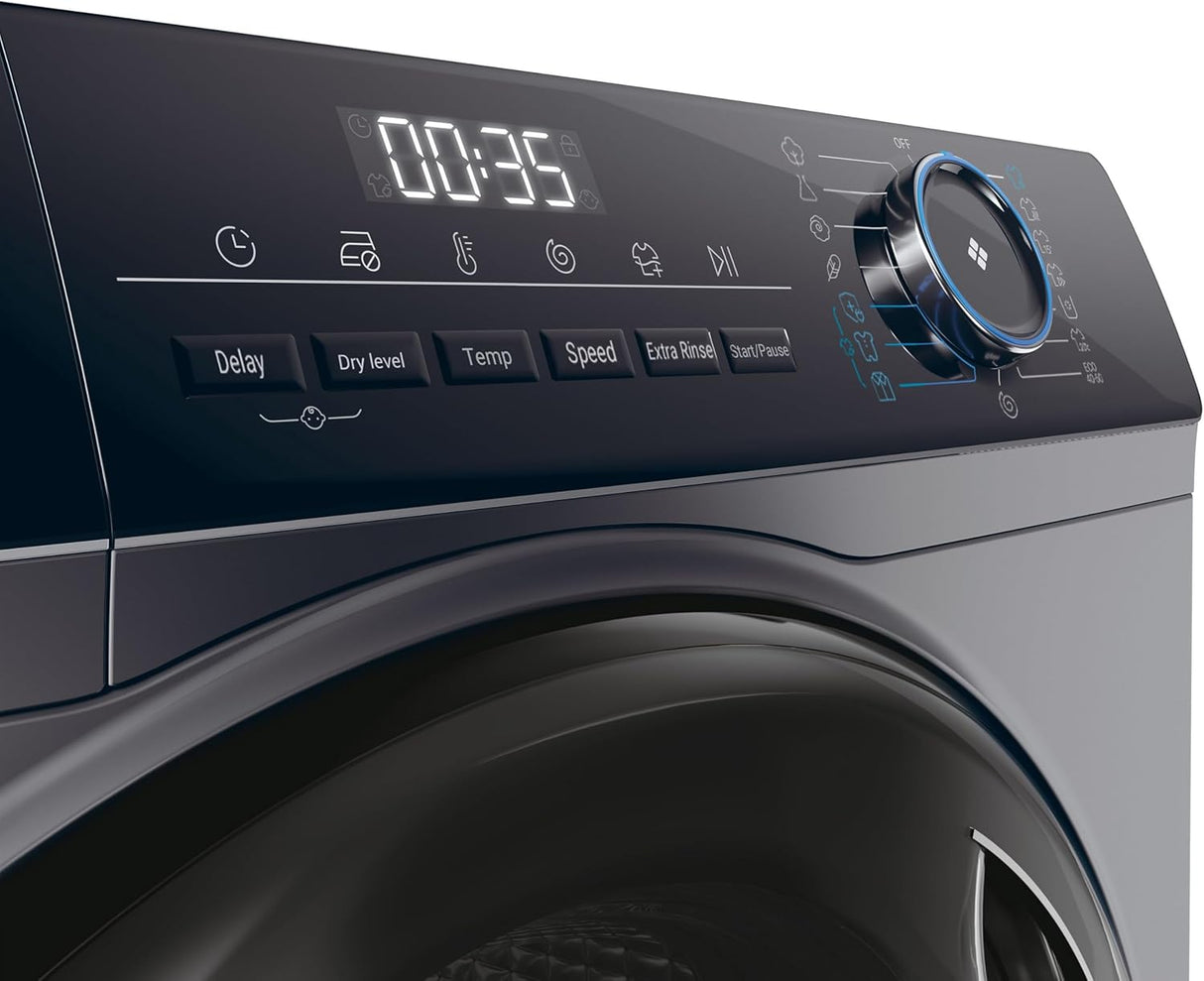 Lavasciuga Haier HWD80-B14939S8 I-Pro Serie 3 8+5 KG 1400 giri Antracite Classe A Classe D