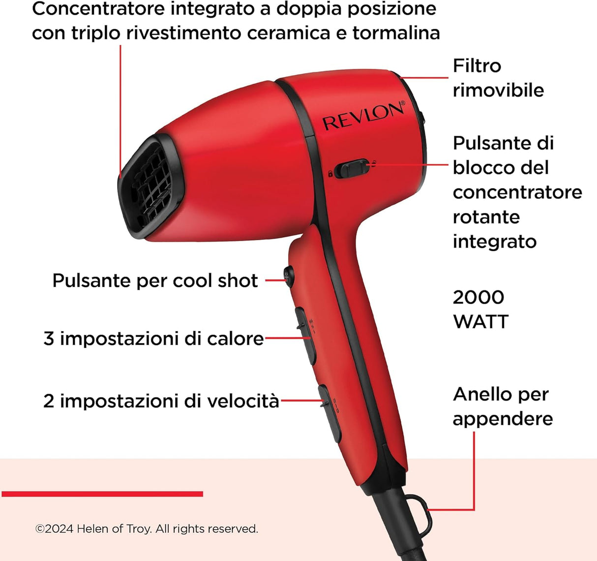 Asciugacapelli Revlon RVDR5320E Airflow Control 2000W