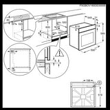 Forno Electrolux ROB2201AON Elettrico Da Incasso Classe A 68L Sabbia