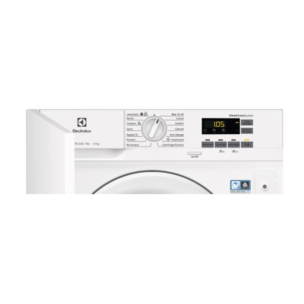 Lavatrice Electrolux EW7F572WBI Carica Frontale Incasso 7KG Classe D 1200GIRI