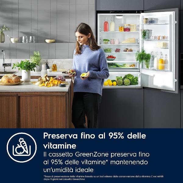 Frigorifero Electrolux ENG7TD18S Combinato Incasso Classe D 177CM Nofrost