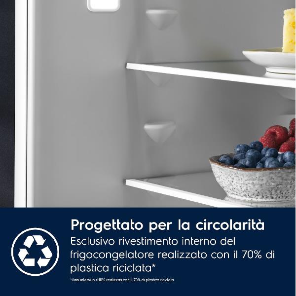 Frigorifero Electrolux ENP7MD19S Combinato Incasso 188cm Total Nofrost Classe D