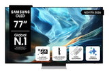 Samsung OLED AI TV QE77S90HATXZT 77" 4K Ultra HD OLED Glare Free Motion Xcelerator 165Hz Classe E