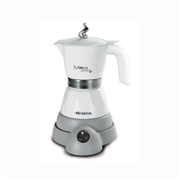 Moka Ariete 1358 Aroma Elettrica 2/4 Tazze Bianca