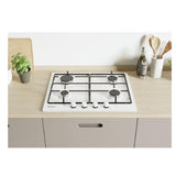 Piano Cottura A Gas Candy CHW6BRWW  4 Fuochi Bianco