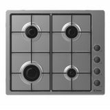 Piano cottura a gas Candy CHW6LBX Idea 4 zone Inox/Lamiera, L x P x A (mm): 595X510X8