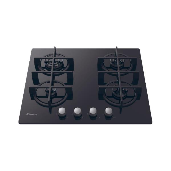 Piano cottura Candy CVG6B Incasso 4 Fuochi Nero 60cm