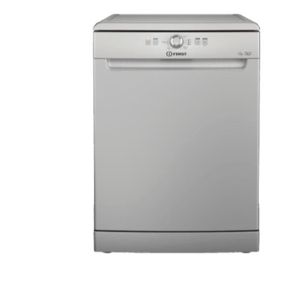Lavastoviglie Indesit D2FHK26S A libera installazione 60cm , 14 Coperti, Classe E PUSH & GO SILVER