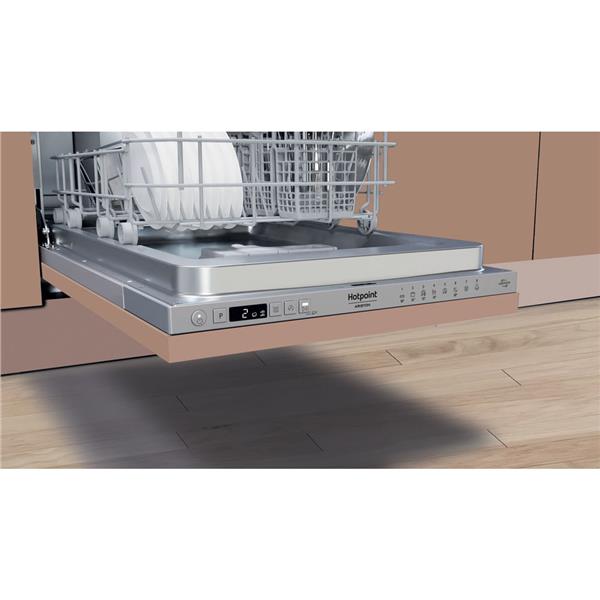 Lavastoviglie Hotpoint Ariston HSIC3M27CS da incasso, Slim 45 cm 10 Coperti Argento Classe E