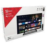 TV Telesystem 28000257 24" HD SMG14 Smart Android TV 12/220V