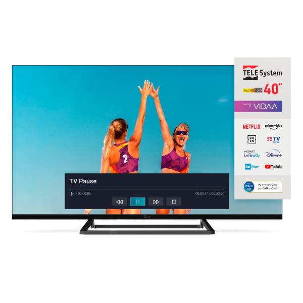 TV Telesystem TS40FLFHDSMV13 Smart TV 40" Full HD Vidaa