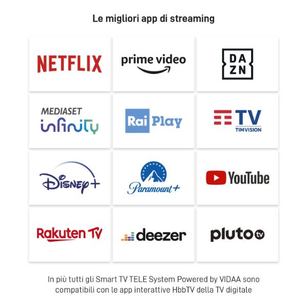 TV Telesystem TS40FLFHDSMV13 Smart TV 40" Full HD Vidaa