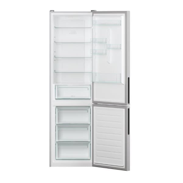 Frigorifero Candy CCE4T620DS Combinato Classe E 2Metri Silver Nofrost