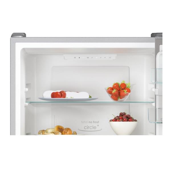 Frigorifero Candy CCE4T620DS Combinato Classe E 2Metri Silver Nofrost