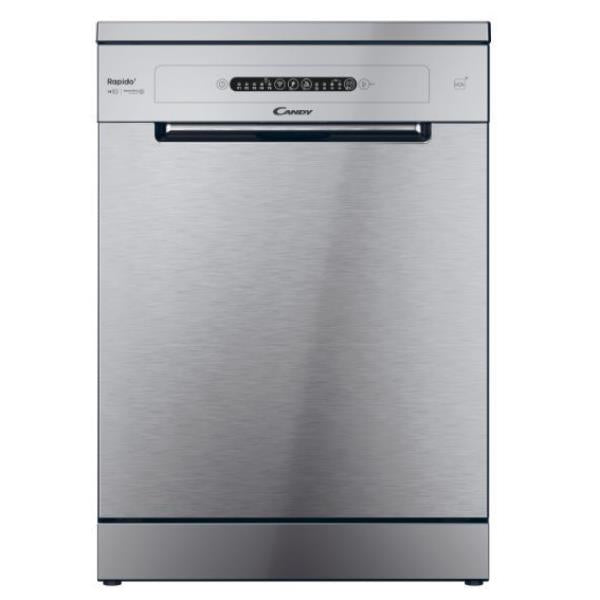 Lavastoviglie Candy CF 4E7L0X Libera installazione Classe E 14 coperti Inox