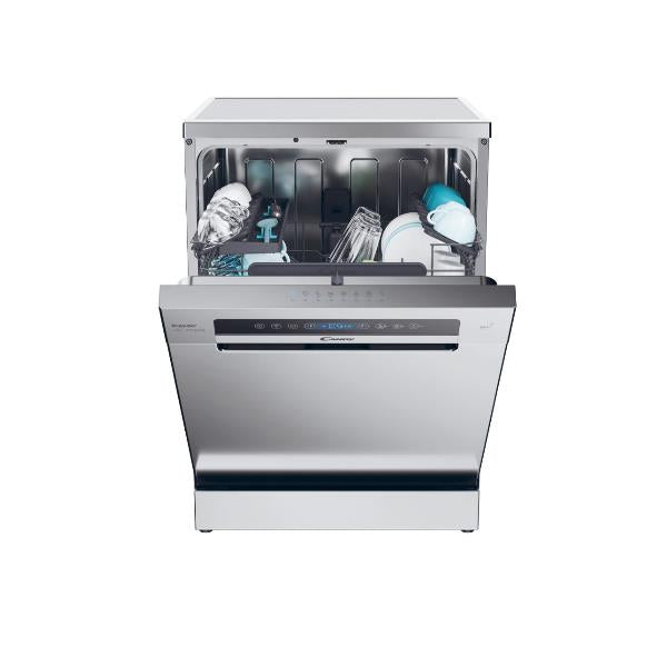 Lavastoviglie Candy CF 4C6F0X Libera installazione Classe C 14 Coperti Inox