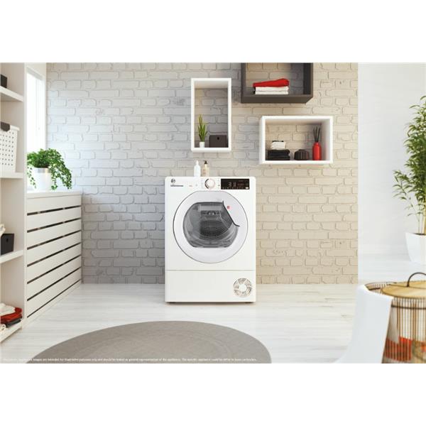 Asciugatrice Hoover HLE H8A2DE-S Libera installazione 8Kg Classe E Pompa Di Calore