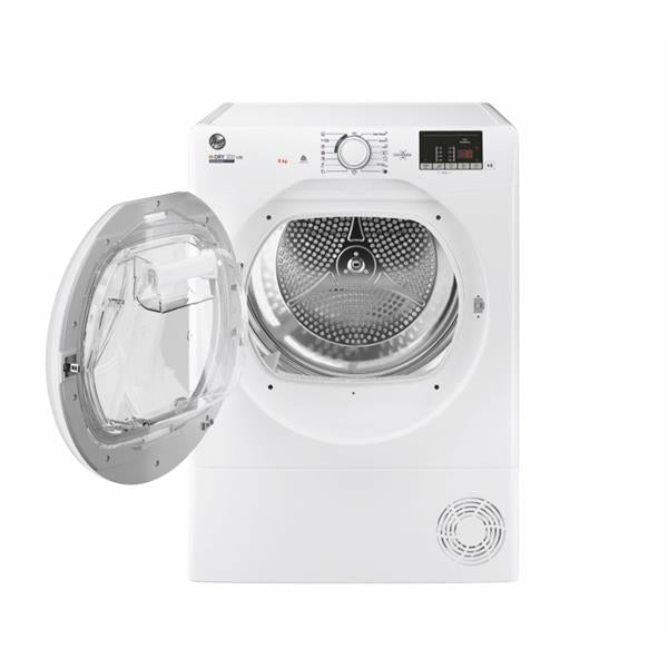 Asciugatrice Hoover HLE H8A2DE-S Libera installazione 8Kg Classe E Pompa Di Calore