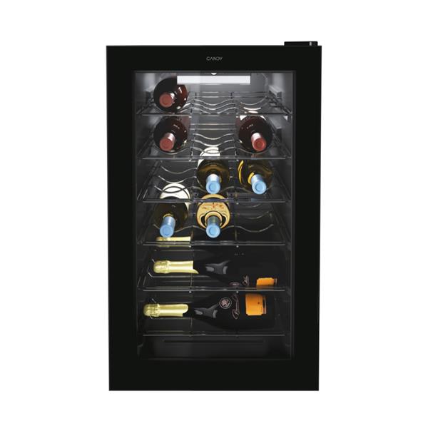 Cantinetta Vini Candy CWC 021 M/NF Libera Installazione 21 Bottiglie Colore Nero Classe G