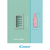 Cantinetta Vini Candy CWC 021 M/NF Libera Installazione 21 Bottiglie Colore Nero Classe G