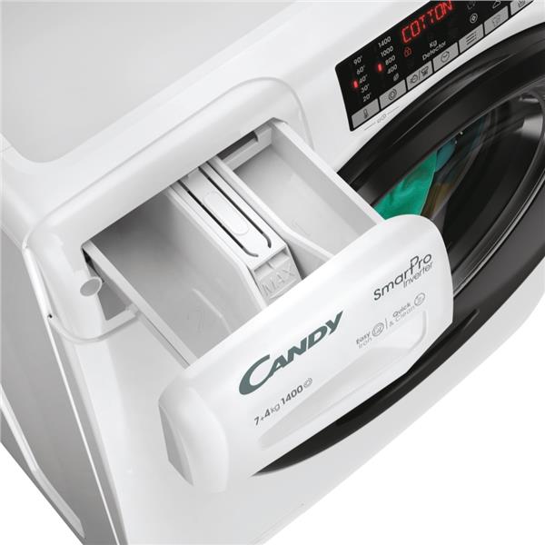 Lavasciuga Candy CSOW 4746TWMB6-S 7/4Kg Classe E 1400 giri Smart Pro Inverter