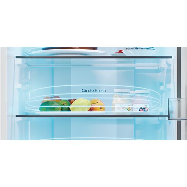 Frigorifero Candy CNCQ2T618EX Combinato Classe E Nofrost 185cm