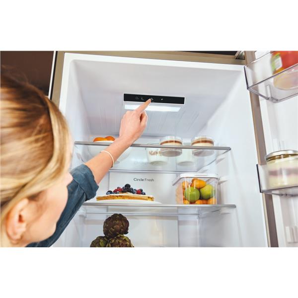 Frigorifero Candy CNCQ2T618EX Combinato Classe E Nofrost 185cm