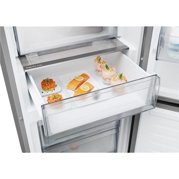 Frigorifero Candy CNCQ2T620EX Combinato Classe E Inox 2Metri
