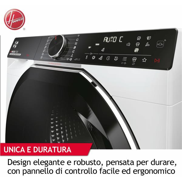 Lavatrice Hoover H7W4 49MBC8-S  9kg, 1400 giri Classe A -20 % Bianco 18 programmi