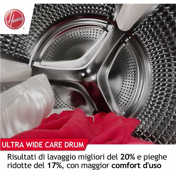 Lavatrice Hoover H7W4 49MBC8-S  9kg, 1400 giri Classe A -20 % Bianco 18 programmi