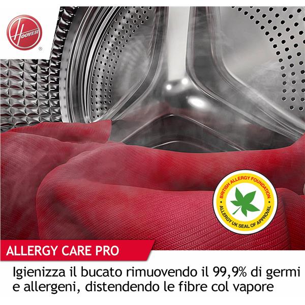 Lavatrice Hoover H7W4 49MBC8-S  9kg, 1400 giri Classe A -20 % Bianco 18 programmi