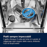 Lavastoviglie Electrolux EES69400L a scomparsa totale 15 coperti Classe C Serie 600 SatelliteClean®