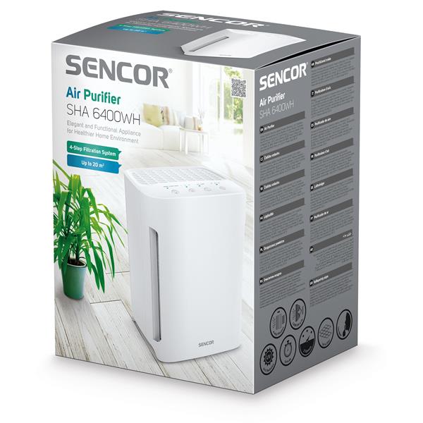 Purificatore SENCOR SHA_6400WH 20m2 60W di potenza