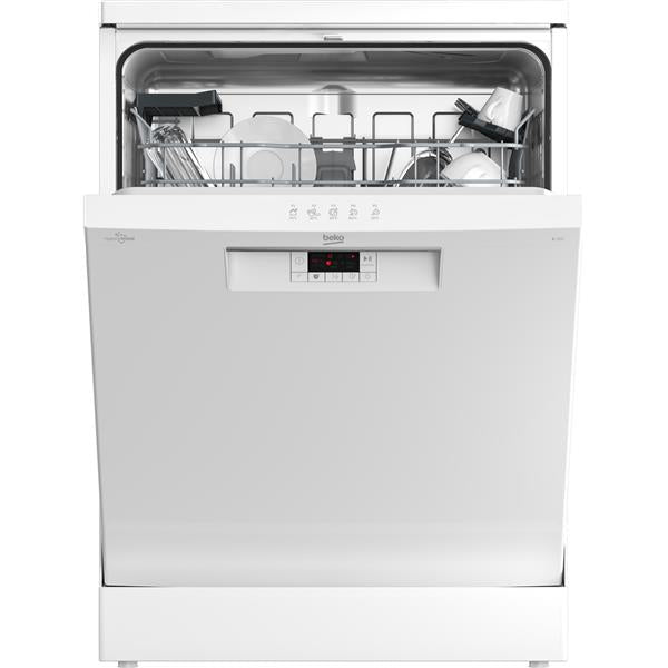 Lavastoviglie Beko BDFN15D431W Libera installazione Classe D 14 Coperti Bianca