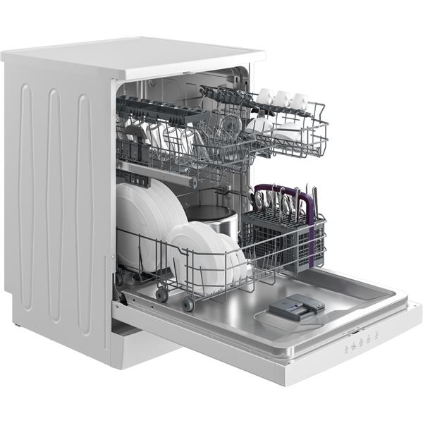 Lavastoviglie Beko BDFN15D431W Libera installazione Classe D 14 Coperti Bianca
