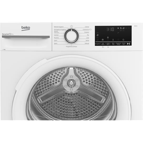 Asciugatrice Beko BMT491WI Pompa di Calore 9KG Classe C Inverter Bianca